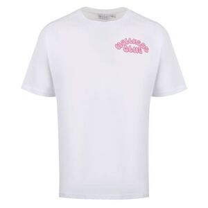 Miso Womens/Ladies Lettering Back Print Regular T-Shirt / Cherry Pink